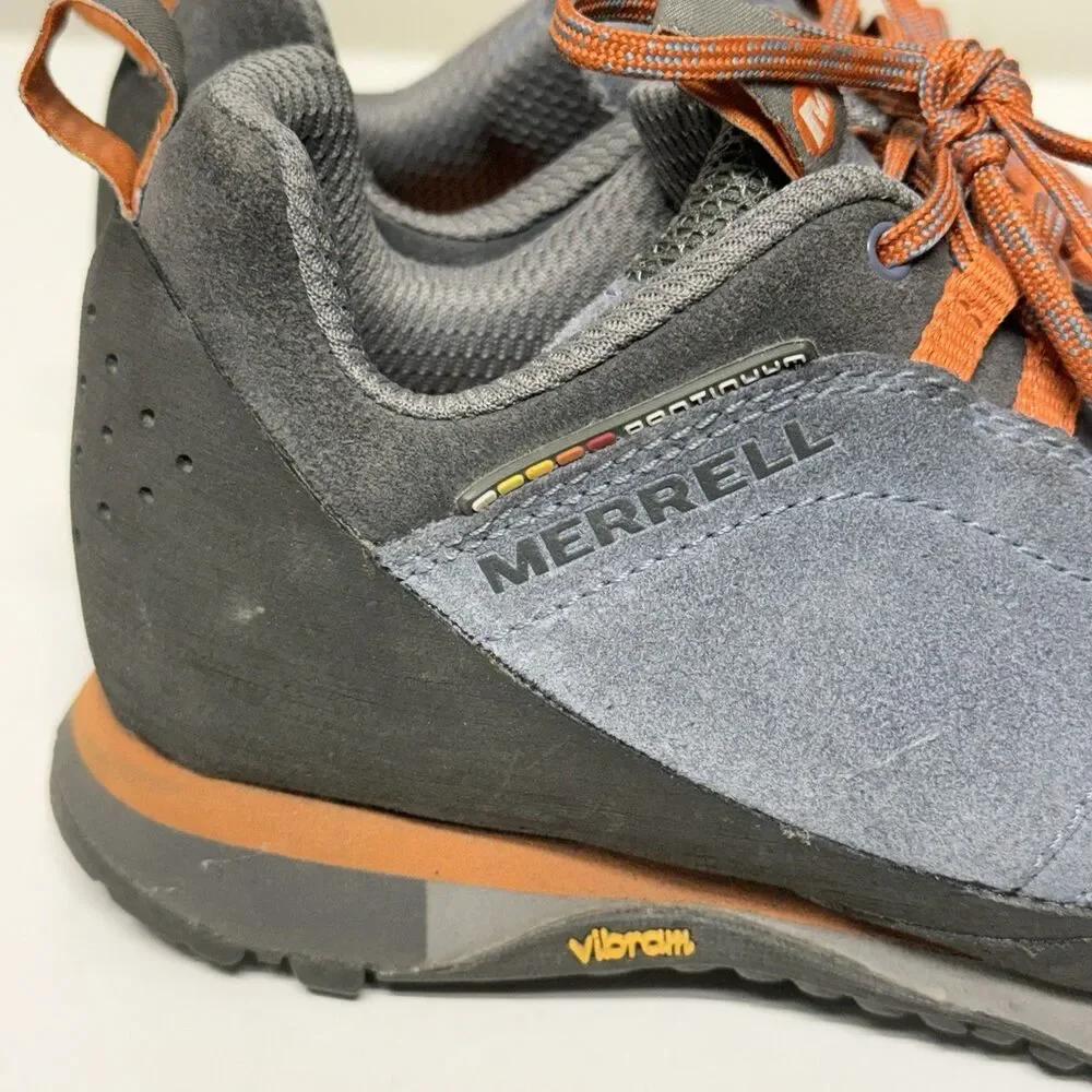 Merrell Continuum Jam Periwinkle Hiking Approach Shoes Vibram Sole Women 5 GUC